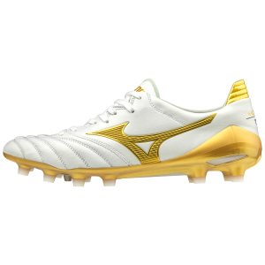 Mizuno Morelia Neo II Japan Mens Football Boots Canada - White/Gold